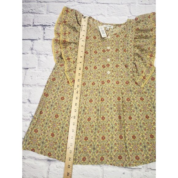 Max Studio Womens Size Small Flutter Sleeve Short-Sleeve Blouse - Picture 6 of 7